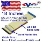 SuperEcable - Cable IDE ATA 40/80 Flat 18 Pulgadas Pack 3