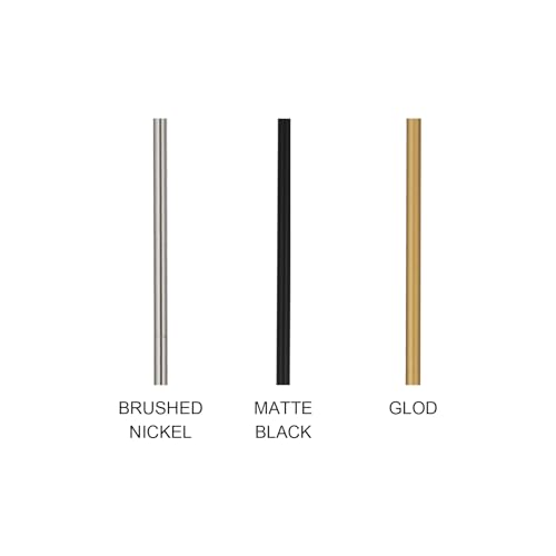 Image of Goldeb M10 Threaded Extension Rod for Pendant Light Kitchen Island Lighting Chandelier, 10-Inch