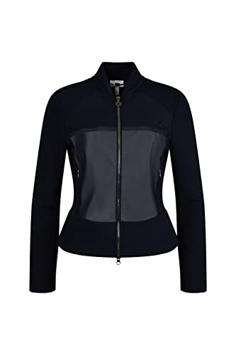 Sportalm Sportive Jacke in Materialmix Uzyra, Farbe:Marine, Größe:40