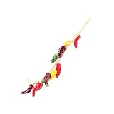 Poivrons artificiels : utilisés comme accessoires photo, pour des fêtes gourmandes, thanksgiving, l’éducation, l’enseignement, la décoration, etc., pour décorer la cuisine