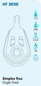 Harken MR 27mm Low-beam End Stops (Pair) E2700