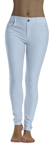 Image of Prolific Health Women's Jean Look Jeggings Tights Slimming Many Colors Spandex Leggings Pants Capri S-XXXL
