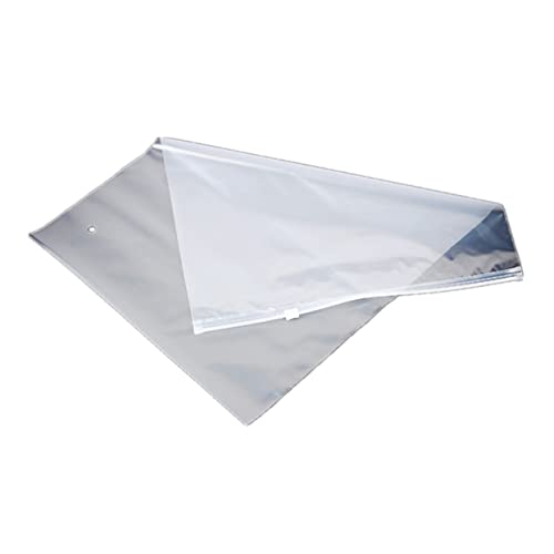 100pcs Garment Bags Transparent Zipper Pouch for Shirt Packaging Clothing Bag Zipper Clothes