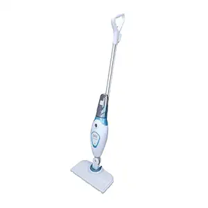 BLACK+DECKER FSM1605 1300-Watt Steam Mop with Easy GlideTM Micro fibre pad and 99.9% germ protection (White/Blue)