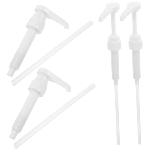 VICASKY Syrup Bottle Pump Push Down Dispenser Pump Bottles Easy Install Versatile