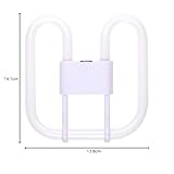 British Electric Lamps Bell 16w 2D Square 2-Pin Cool White (4000k) Compact Fluorescent Lamp, GR8, 16 W - Image 2