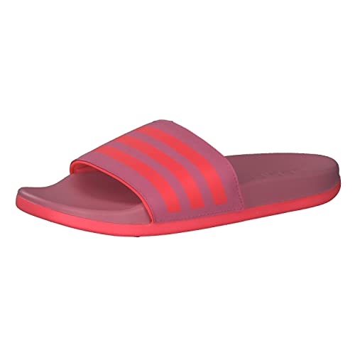 adidas Adilette Comfort K Slides, Rose Tone/Turbo/Rose Tone, 36 2/3 EU