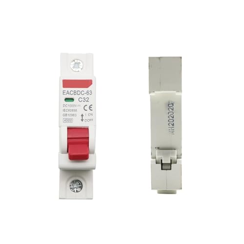 Disjoncteur solaire DC 1000V 32A MCB interrupteur protection photovoltaïque