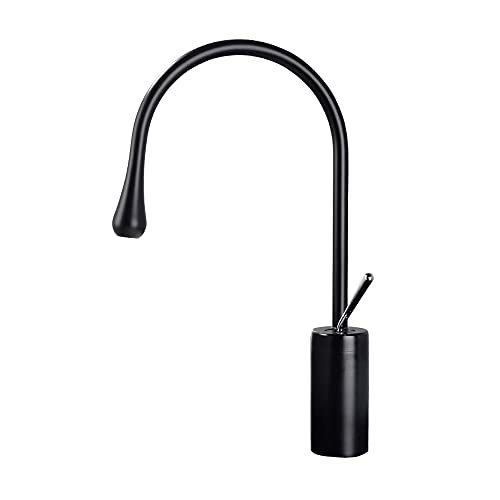 Robinet de salle de bain mitigeur à poignée unique eau chaude froide