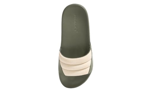 Image of Neeman's Squooshy Slides for Women | Cushioned & Comfortable Flip Flops for Women | Everyday Comfort, Flexible and Breathable | Black /Black UK4