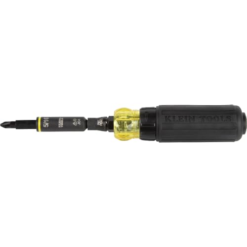 Klein Tools 32500HDRT KNECT Ratcheting Screwdriver, Multi-Bit Screwdriver / Nut Driver, Impact Rated 11-in-1 Tool with Phillips, Slotted, Square and Torx Tips - Image 5