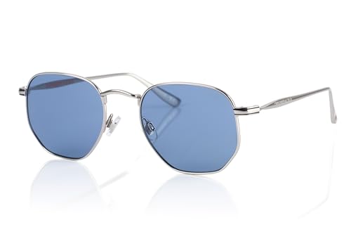 Superdry Studios Crew - Gafas de Sol, Colour Plata, One Size