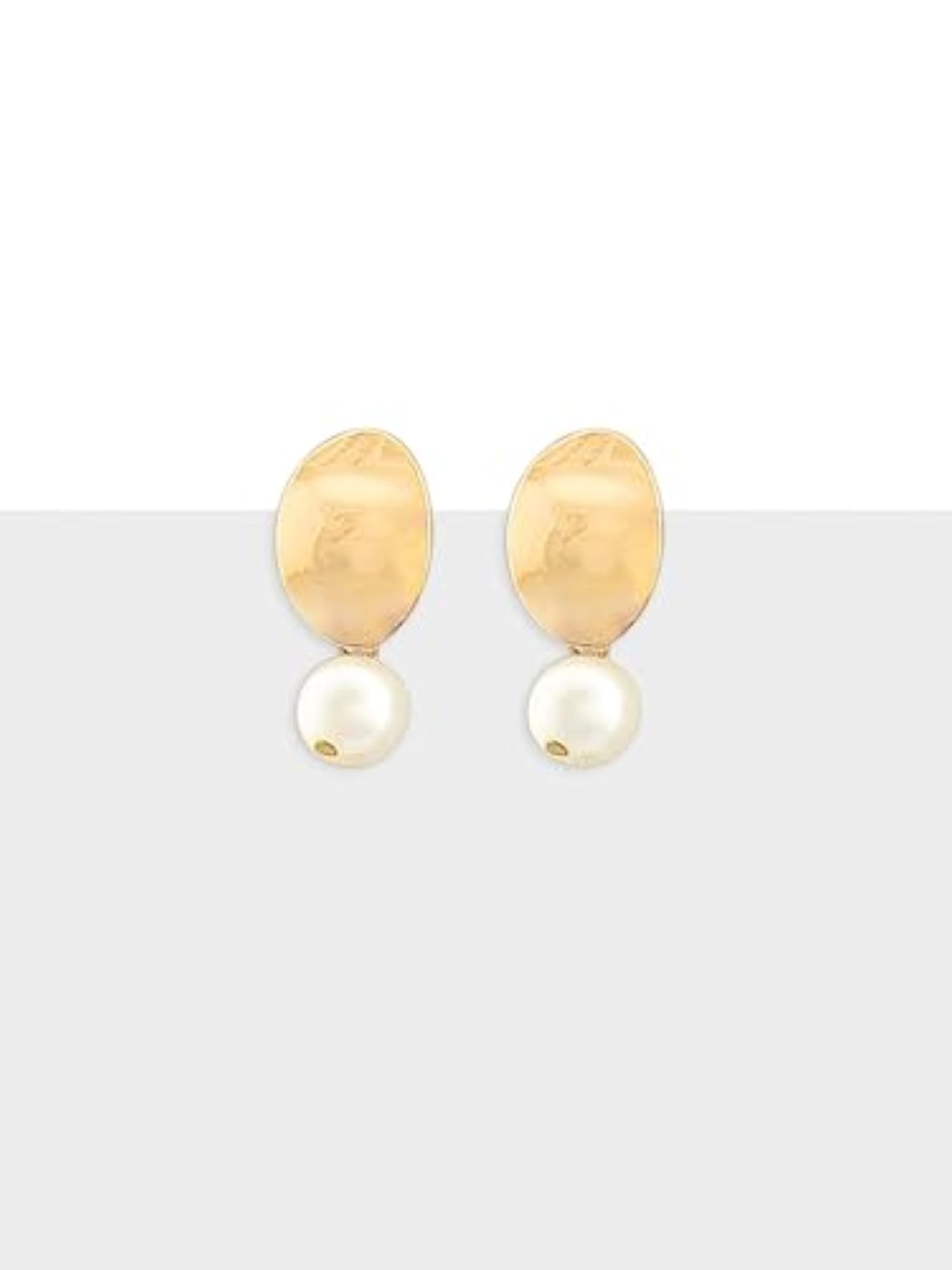 Women's Gold Tone Classy Contemporary Drop Earrings, Elegant Gift