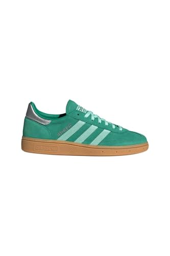 Image of adidas Handball Spezial Women's Shoes, Semi Court Green /Clear Mint /Gum, Size 8