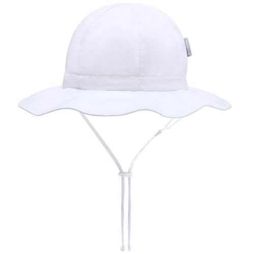 Baby Bucket hat UPF 50+ Wide Brim Toddler Sun hat Beach for Girls2