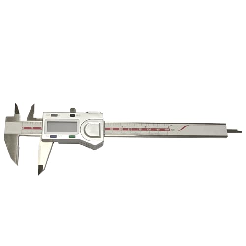 calipers micrometer Digital Scribing with Carbide-Tipped Jaws – 0-150mm/6 Precision Measuring Tool LCD Display Stainless Steel Metric/Inch Conversion for Metalworking Layout