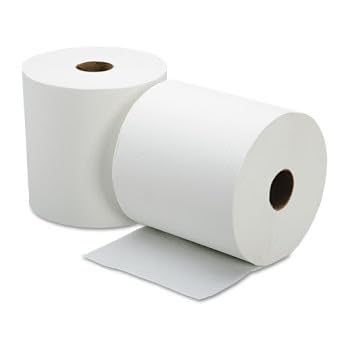 HRT ROLL - JUMBO ROLL - KITCHEN ROLL- TISSUE PAPER TOWEL / 175 Meter - 1 ply (Pack of 2)