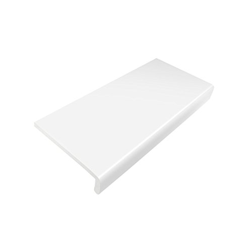150mm White UPVC Window Board/Cill Cover 2.5m Long 9mm Thick Plastic Window Sill Capping