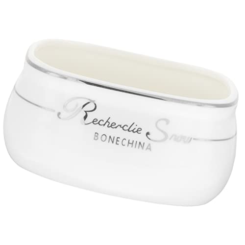 Ushobe Ceramic Sugar Packet Holder Porcelain Tea Packet Storage Container Dispenser Sweetener Caddy Potato Onion Storage Bin Jewelry Tray For Kitchen Cafe #TOP8