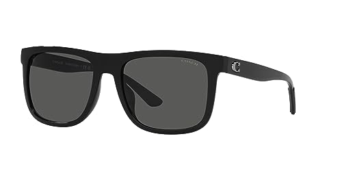 Image of Coach mens Hc8367u Universal Fit Square Sunglasses