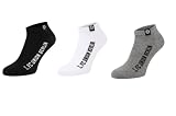 Union Berlin Sneaker Socken 3er Pack (schwarz/grau/Weiss, 46-48)