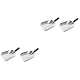 Milisten 2 Piezas Pala de Jardín Inoxidable Mediana Herramienta Manual Ligera y Resistente para Plantar Flores y Aflojar Huertos y Jardines