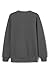 KIPP Texas Adult Long Sleeve Crewneck Fleece Sweatshirt, High School Grey, Large