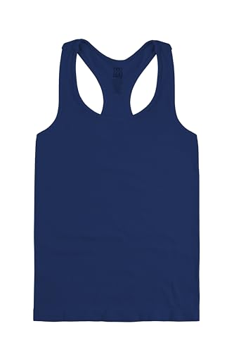 La Mejor Lista de Cosmetiqueras Tumblr Top 10. 50 Kurve - playera sin mangas para niñas de alta calidad, supersuave, con correa ancha, cómoda y espalda cruzada (fabricada con amor en los Estados Unidos), Azul marino oscuro, 4-7...