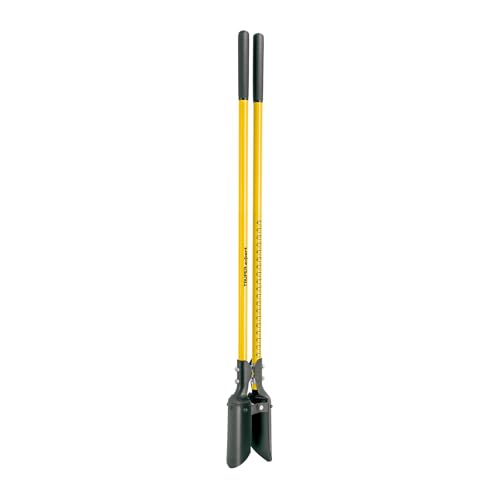 Truper Expert Post Hole Digger, 48-Inch Fiberglass Handles with Cushion Grips, Heavy-Duty Steel Blades, Professional Grade Fencing and Landscaping Tool (Model CA-38F / 11982)