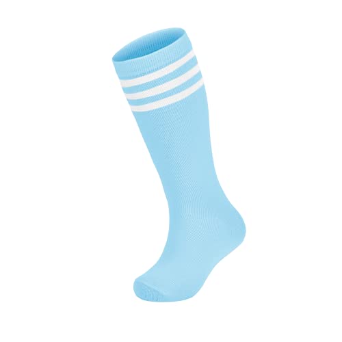 Zando Toddler Soccer Socks Baseball Softball Football Socks Tube Athletic Socks Uniform Socks Knee High Socks for Girls