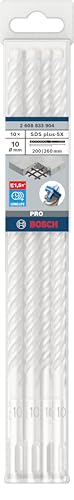 Foret à béton Bosch SDS plus 5X 10x200260 mm 10 unités - vue 3