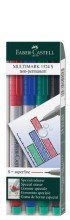 FABER-CASTELL NonPermanent-Marker MULTIMARK S, 4er Etui VE=10