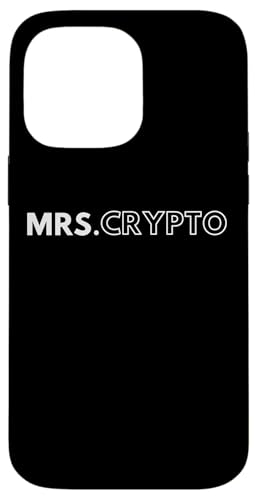 Mrs. Crypto Matching Cryptocurrency Blockchain Husband Wife �X�}�z�P�[�X iPhone 14 Pro Max �p