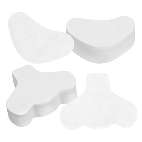 Hemobllo 200 piezas Tiras de Algodón para Nariz y Barbilla Unidades Parches Suaves para Limpieza de y Puntos Negros Almohadillas Cómodas y Delicadas para Cuidado Facial