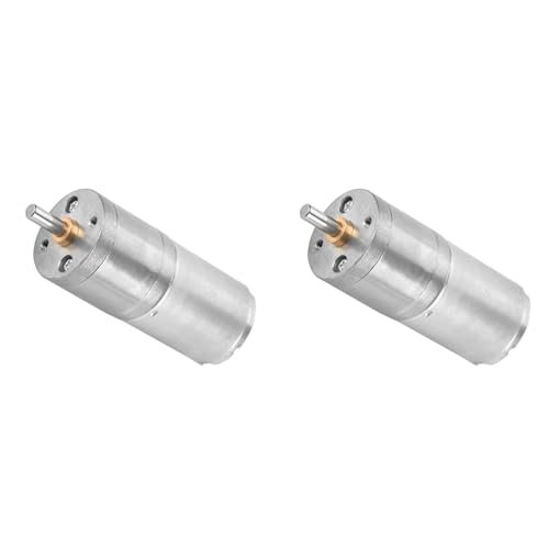 Moteur à engrenages électrique DC 12V 300 tr/min à vis sans fin pour micro réduction 2 pièces