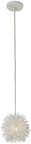Varaluz Urchin 1-Light Mini Pendant - White Finish