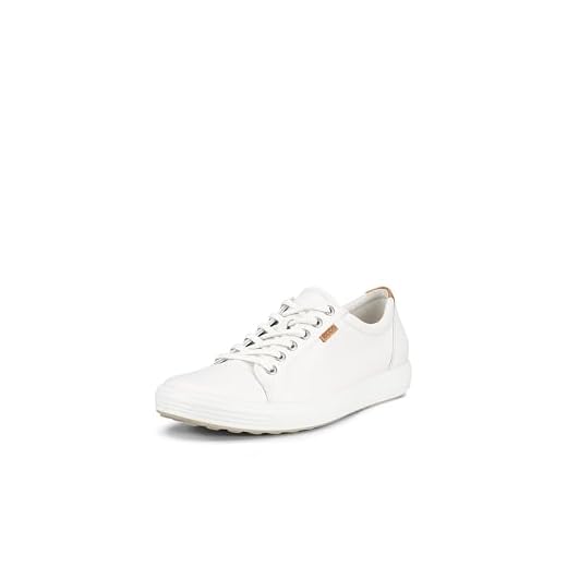 Ecco Damen Soft 7 Sneakers, Weiß (White 1007), 39 EU (6 UK)