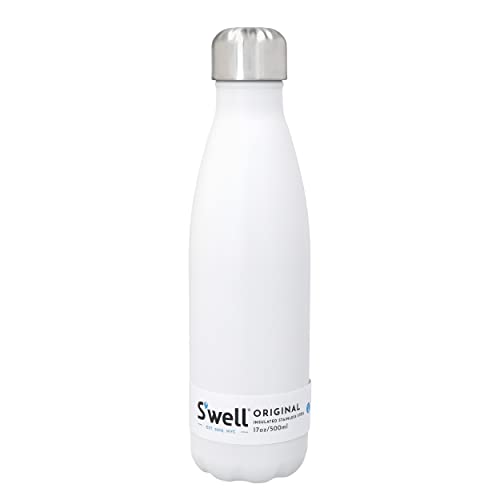 S'well Original Vacuum-Insulated Water Bottle, Moonstone, 500ml, Keeps Drinks Cold and Hot