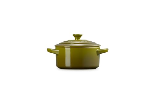 Le Creuset Stoneware Mini Round Cocotte, 8 oz., Olive