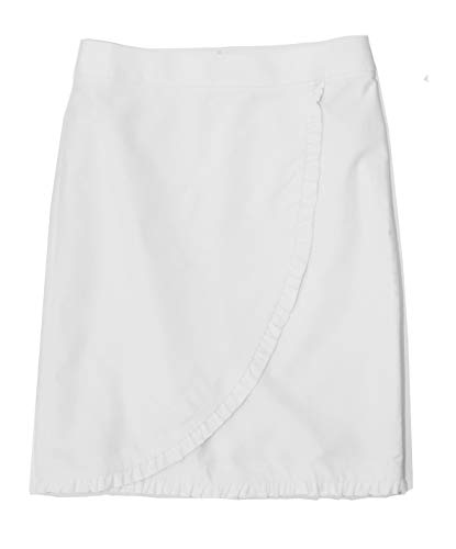 J.Crew Mercantile Women's Oxford Fixed-Wrap Ruffle Tulip Skirt