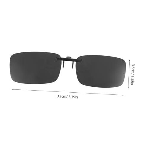 Polarized Clip-On Sunglasses for Men and Women Frameless Silicone Lens Cover Over Glasses UV Protection for Outdoor Activities2