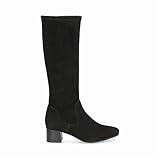 Logo appliqué Peter Kaiser Bottes en cuir stretch 75525 pour femme, Noir, 40 EU