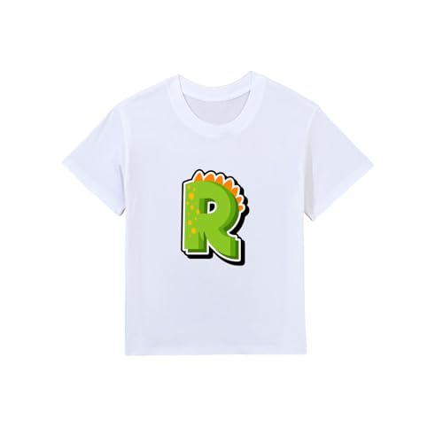 Boys Shirts Dinosaur Alphabet Dino ABC for Kids Shirts Boys Cotton T-Shirts Kids Toddler T Shirts Clothes Summer Tops2