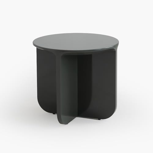 Acanva Modern Small Round End Table, Living Room Bedroom Office