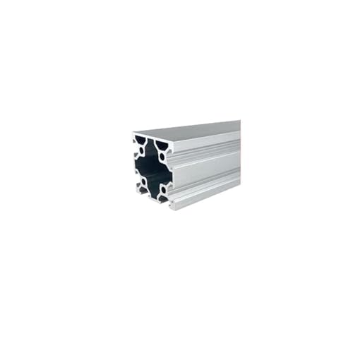 Perfil de aluminio con ranura en V plateado 4040N1 de 350mm para montar riel guía