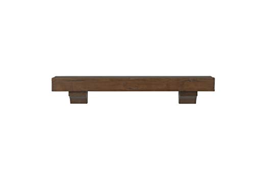 Pearl Mantels 412-60-70 Shenandoah Pine 60-Inch Fireplace Mantel Shelf,...