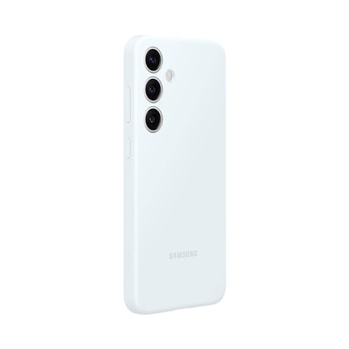 Image of SAMSUNG Galaxy S24+ Plus Silicone Phone Case, Protective Cover with Color Variety, Smooth Grip, Soft and Sleek Design, Snug Fit, US Version, EF-PS926TWEGUS, White