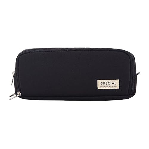 COMETX Estojo de Lápis Grande Kawaii para Meninas e Meninos - Bolsa de Lápis com Zíper e 12 Compartimentos