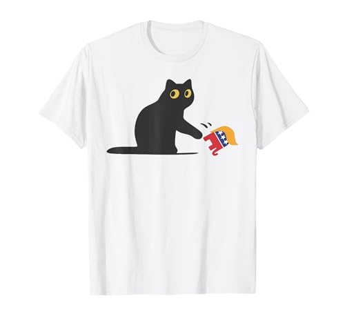 Cat Ladies For Kamala Harris Donald Trump 2024 Sarcastic T-Shirt