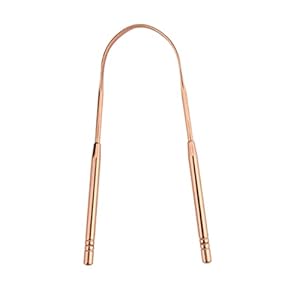 OrganiBrush 100% Koper Tongschraper/Tongreiniger, Antibacterieel, 1 Stuk